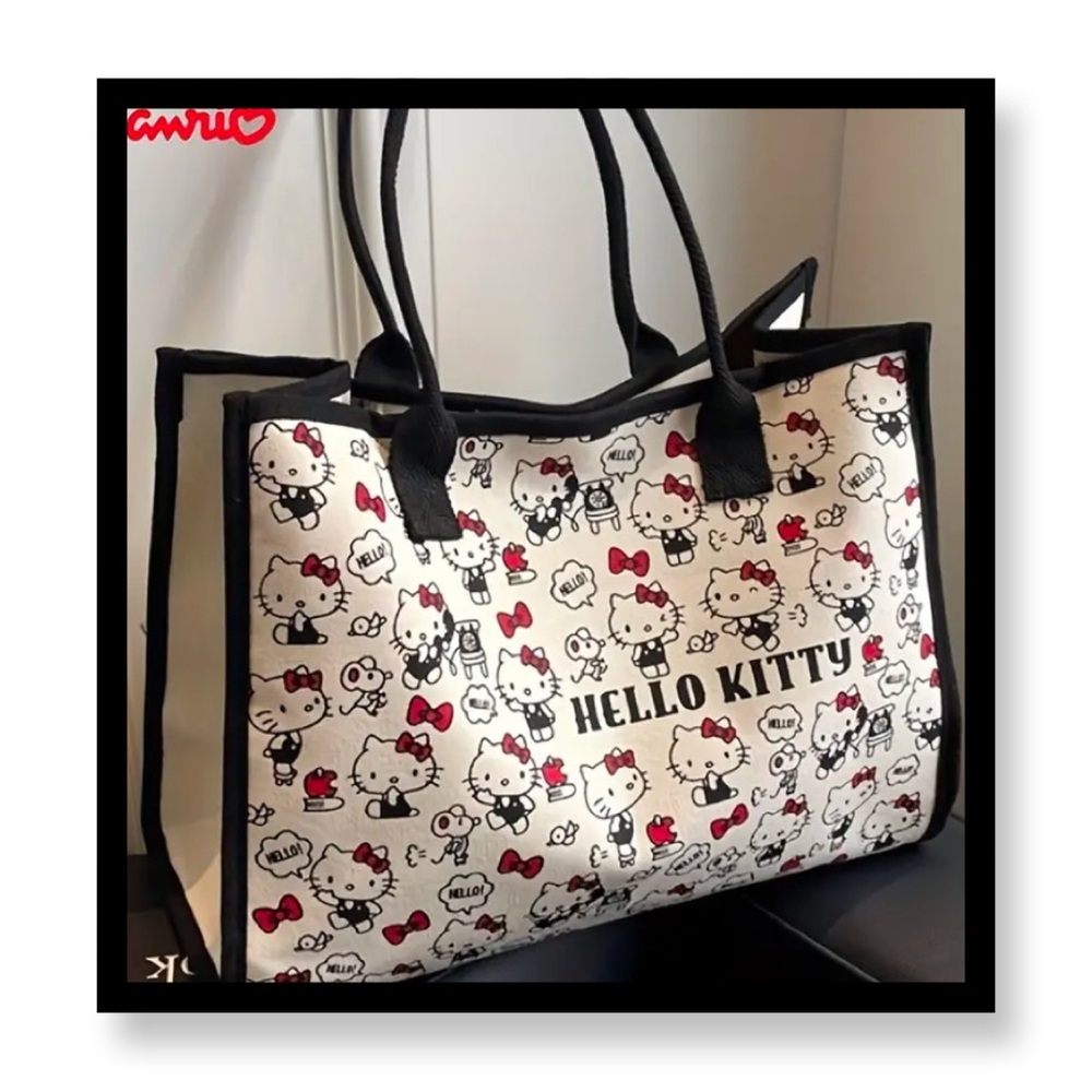 (New in Package)Sanrio Hello Kitty Canvas Tote Bag